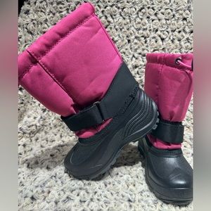 Kamik Kids’ Waterbug Snow Boot Brand New Girls US 11 Black/Pink